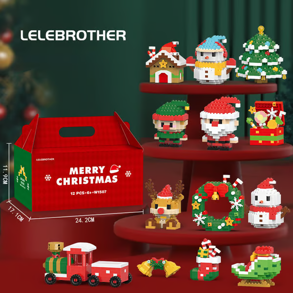 🎁Limited Time Up To 72% OFF-🎄 Christmas Design Building Blocks Toy